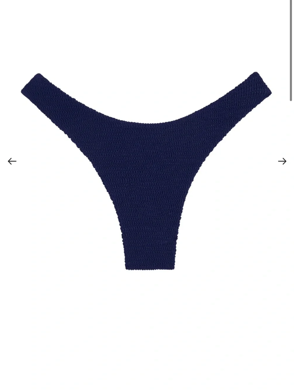 Monday Swimwear Navy Crinkle Honolulu Top and Byron Bottom